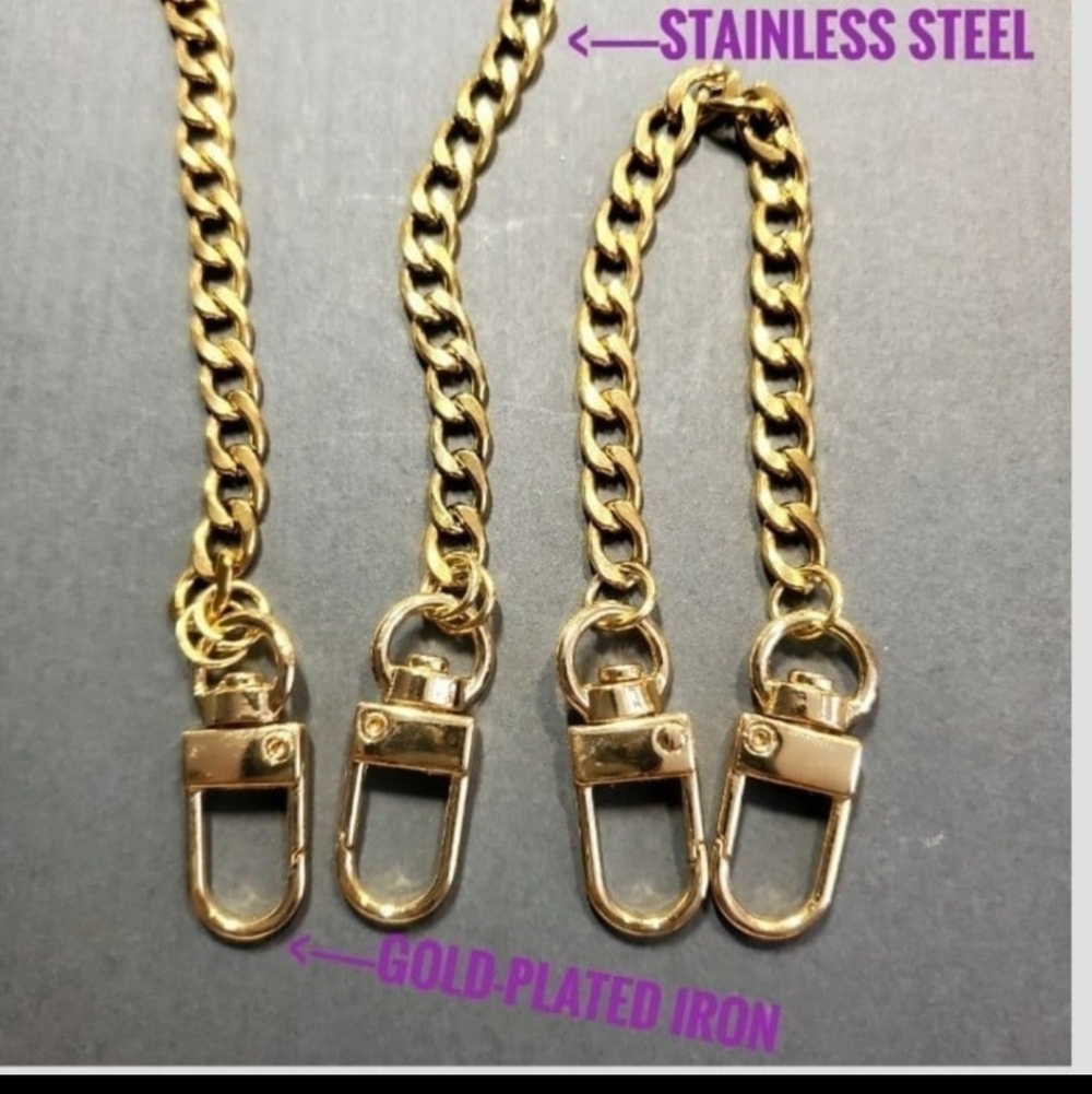 Chunky Necklace Bracelet Chain Set, Blank | Good for Lock & Key - Picture 2 of 4